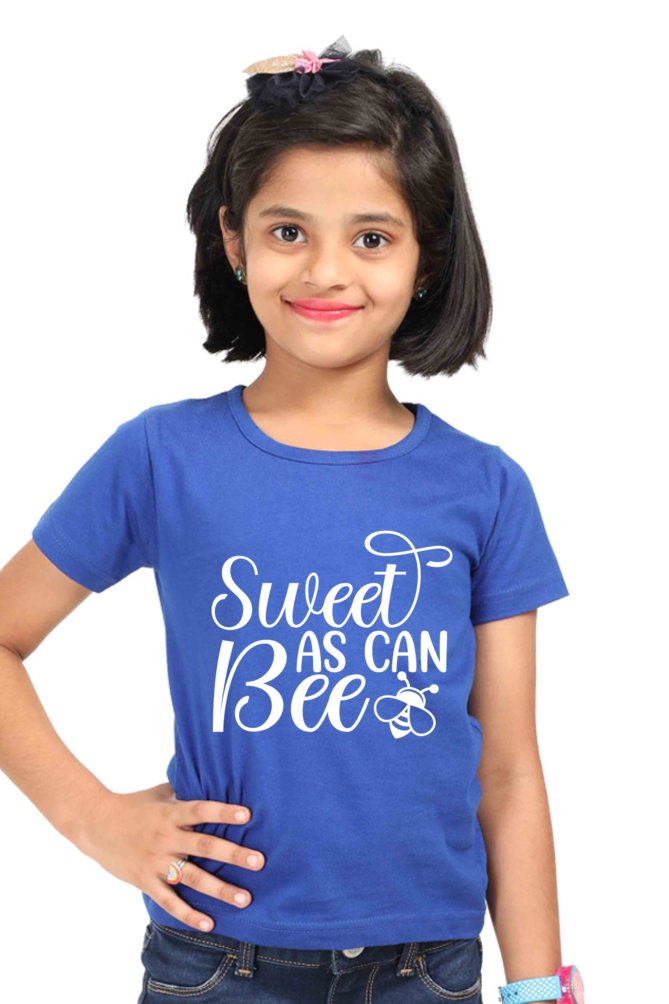 Sweet As Can Bee Infant Toddlers Round Next T-shirt Darker Version