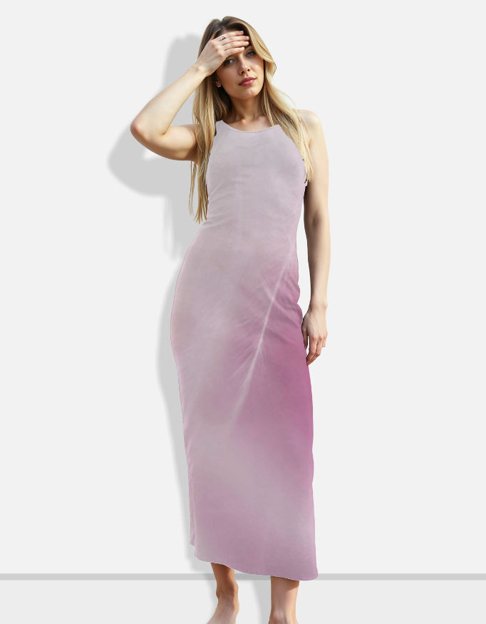 Light Purple Bodycon Dress with Side Slit Snuggle Spot Light Purple Bodycon Dress with Side Slit Snuggle Spot