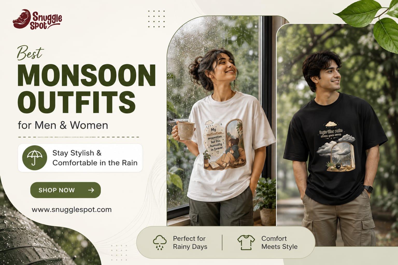 Best Monsoon Outfits for Men & Women: Stay Stylish This Rainy Season