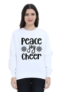 Peace Joy Cheer Lighter Shade Sweatshirt for Women