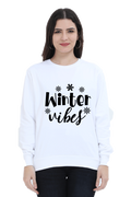 Winter Vibes Lighter Shade Sweatshirt for Women