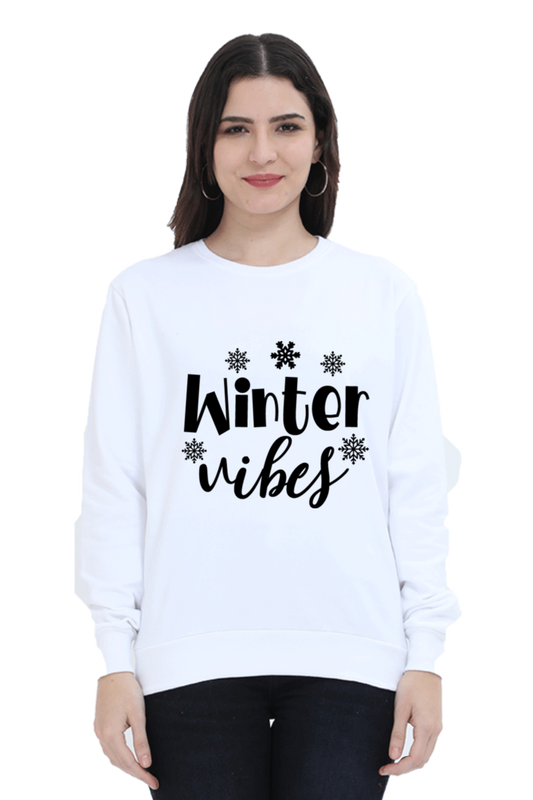 Winter Vibes Lighter Shade Sweatshirt for Women