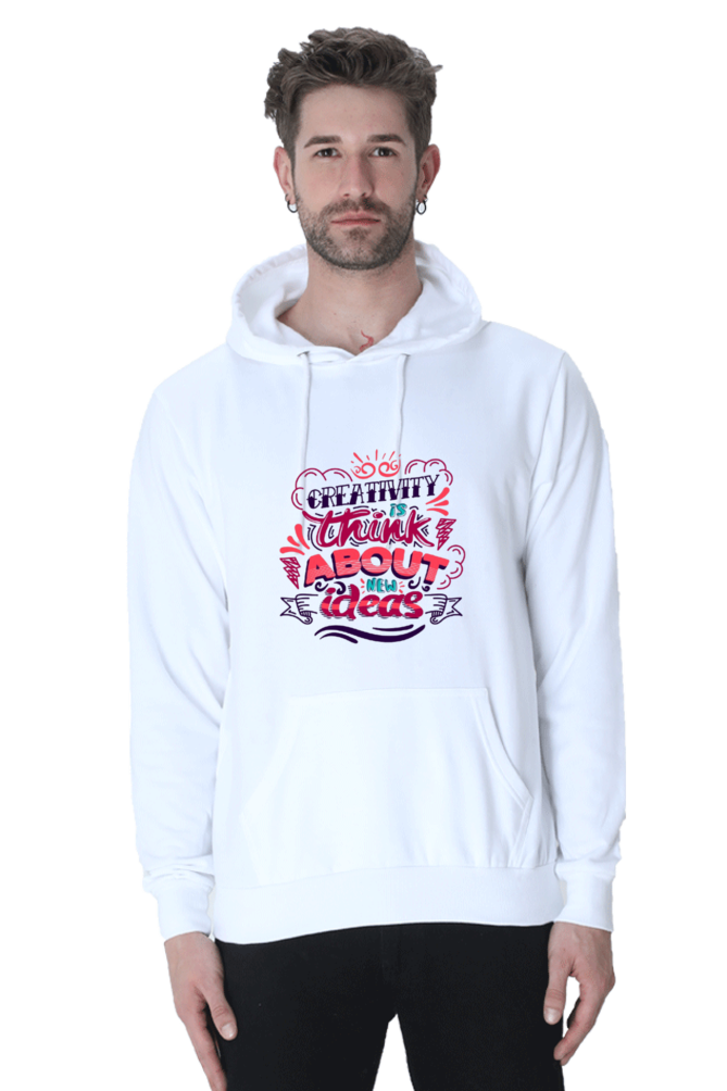 Creativity is Think New Ideas Men Hoodie Sweatshirt