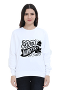Enjoy Winter Lighter Shade Sweatshirt for Women