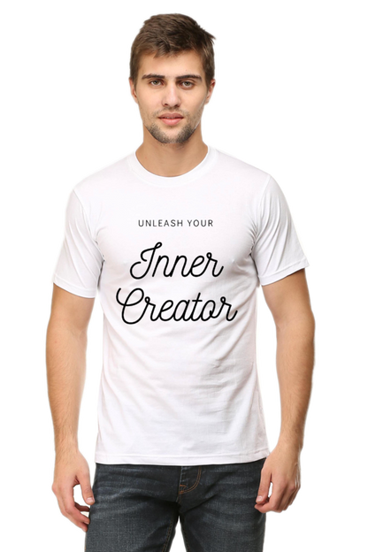 Unleash Your Inner Creator Lighter Shade Men's Round Neck T-shirt