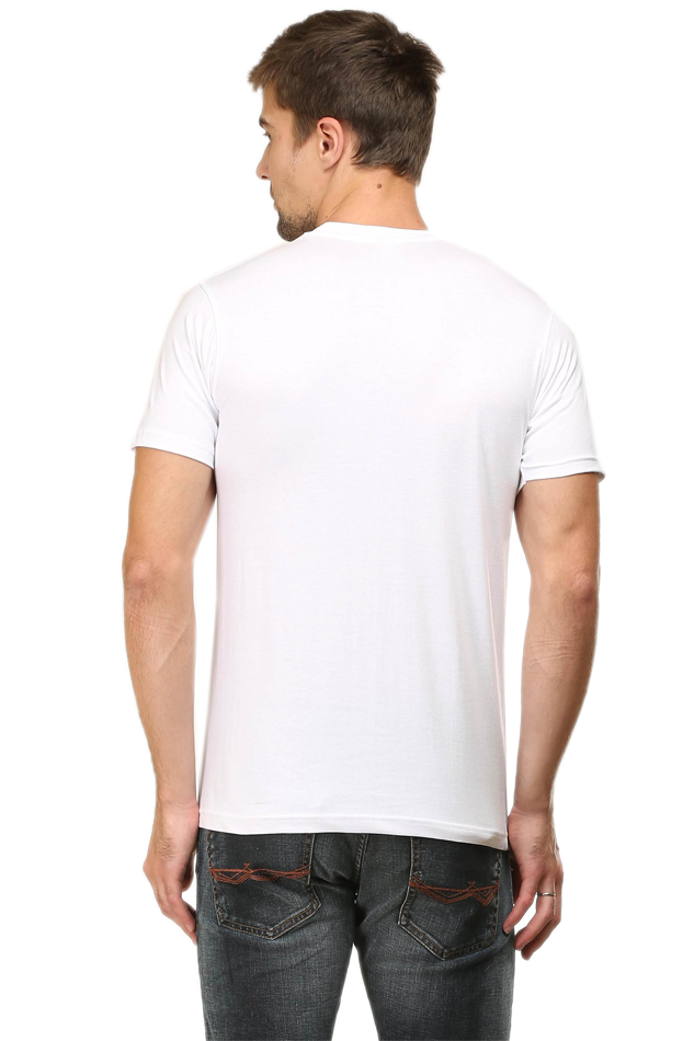 Think Outside The Box Men's Round Neck Lighter Shade T-shirt