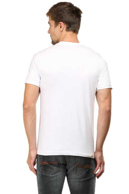 Think Outside The Box Men's Round Neck Lighter Shade T-shirt