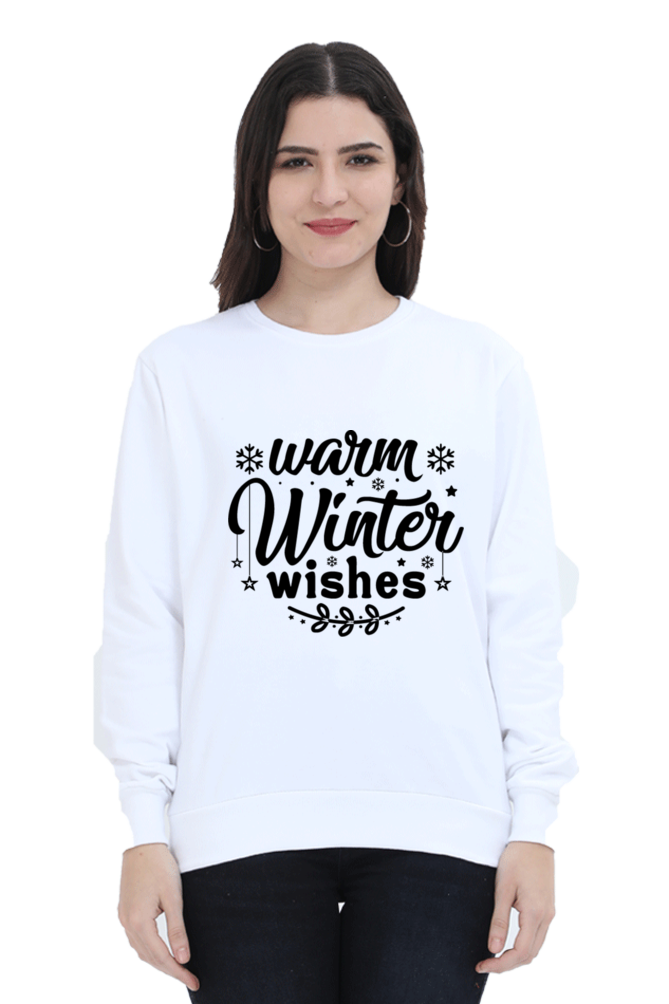 Warm Winter Wishes Lighter Shade Sweatshirt for Women