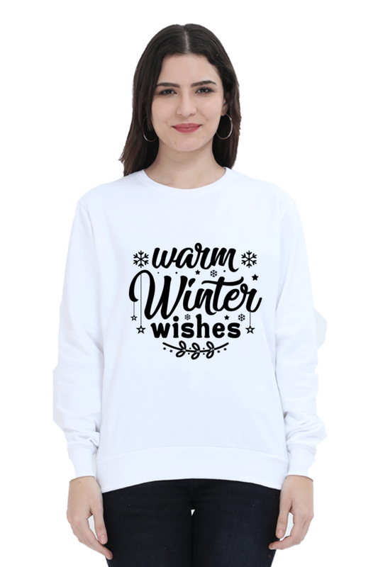 Warm Winter Wishes Lighter Shade Sweatshirt for Women