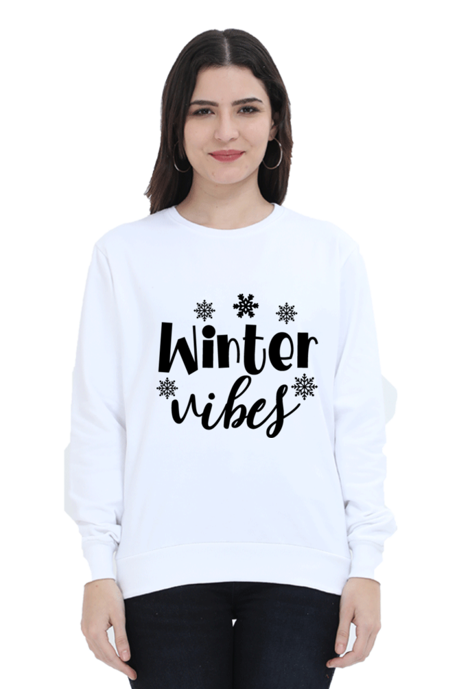 Winter Vibes Lighter Shade Sweatshirt for Women
