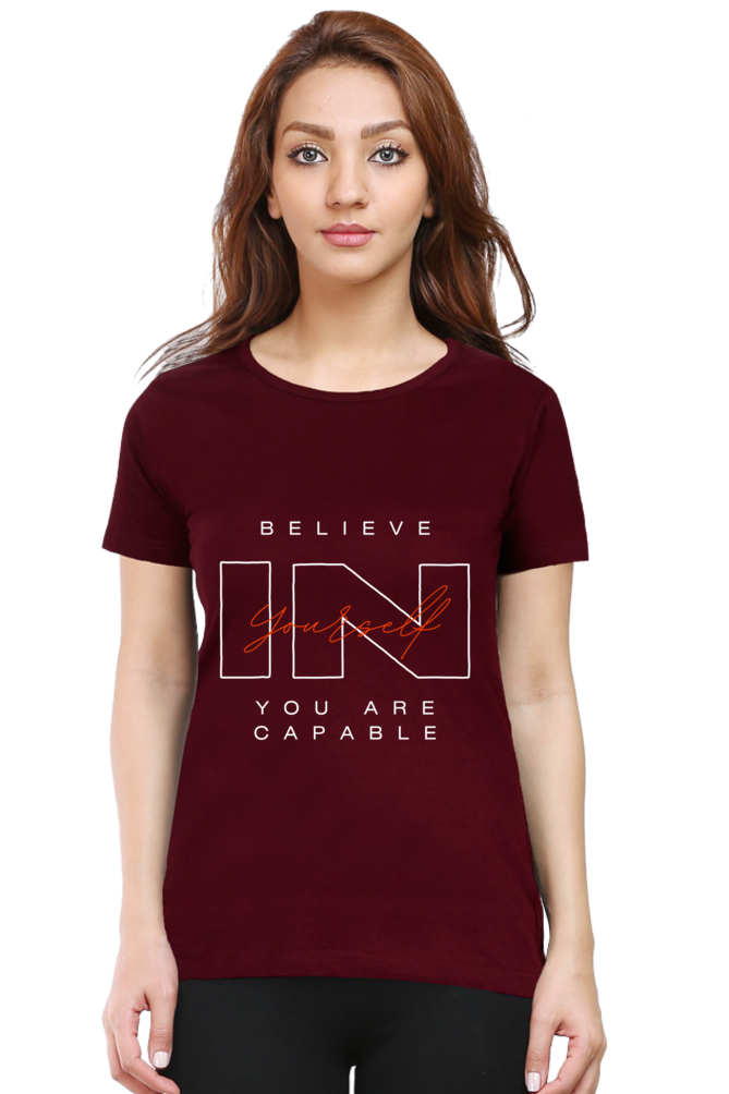 Believe In Yourself Modern Essential Women's Tee