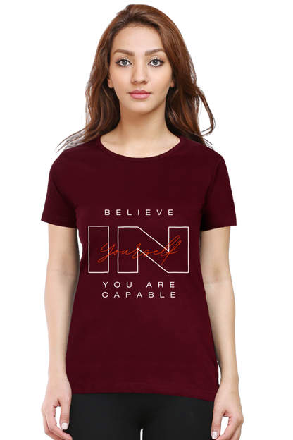 Believe In Yourself Modern Essential Women's Tee