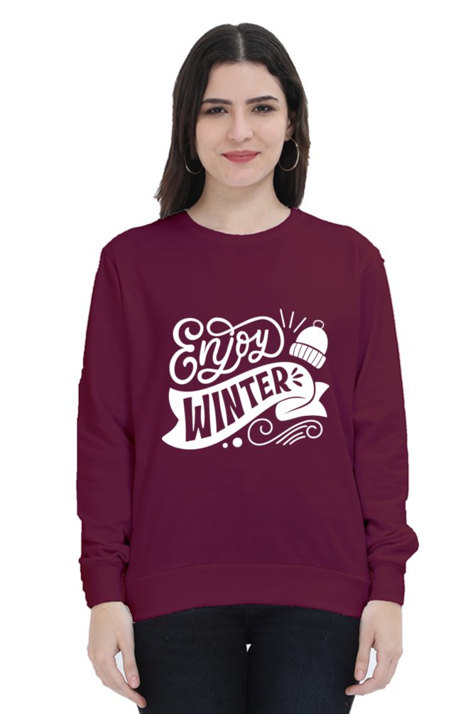 Enjoy Winter Sweatshirt for Women