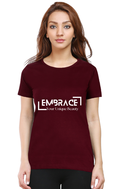 Embrace Your Beauty Dark Shade Comfort Women's T-Shirt