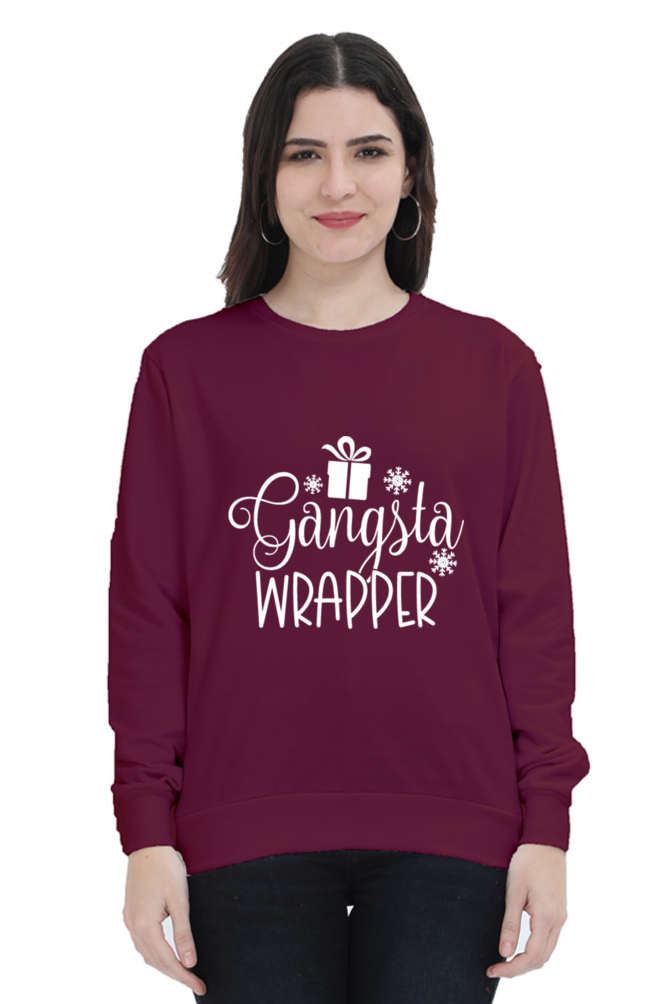 Gangsta Wrapper Sweatshirt for Women