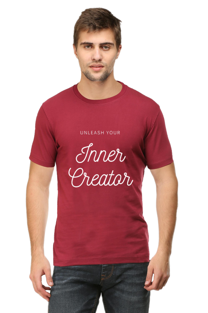 Unleash Your Inner Creator Darker Shade Men's Round Neck T-shirt