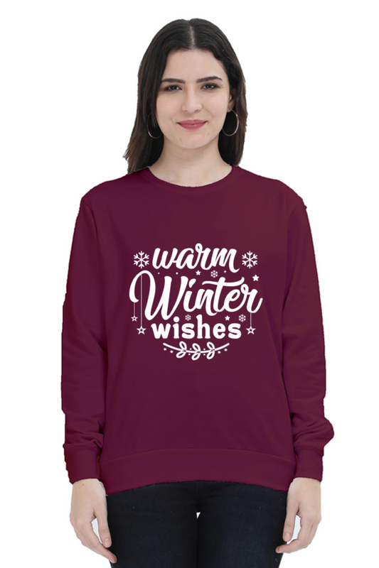 Warm Winter Wishes Sweatshirt for Women