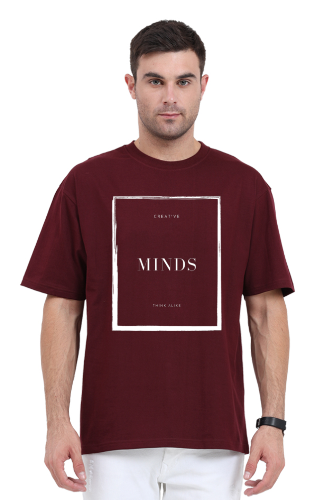 Creative Minds Think Alike Darker Shade Unisex Round Neck T-shirt