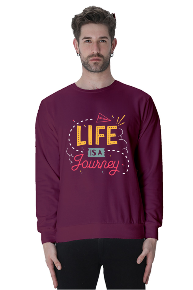 Life is a Journey Men Sweatshirt