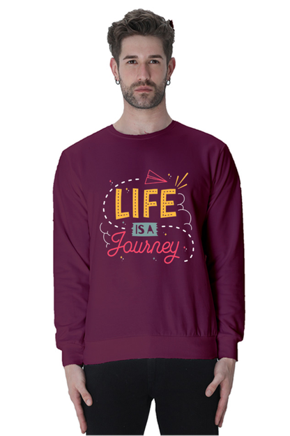 Life is a Journey Men Sweatshirt