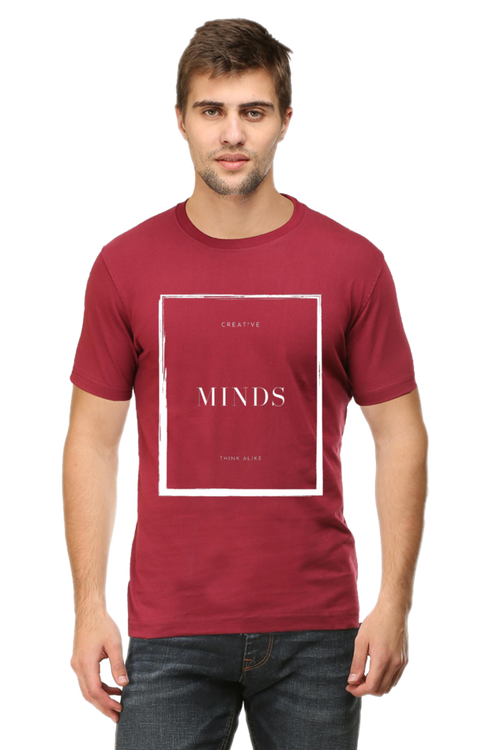 Creative Minds Think Alike Darker Shade Men's Round Neck T-shirt