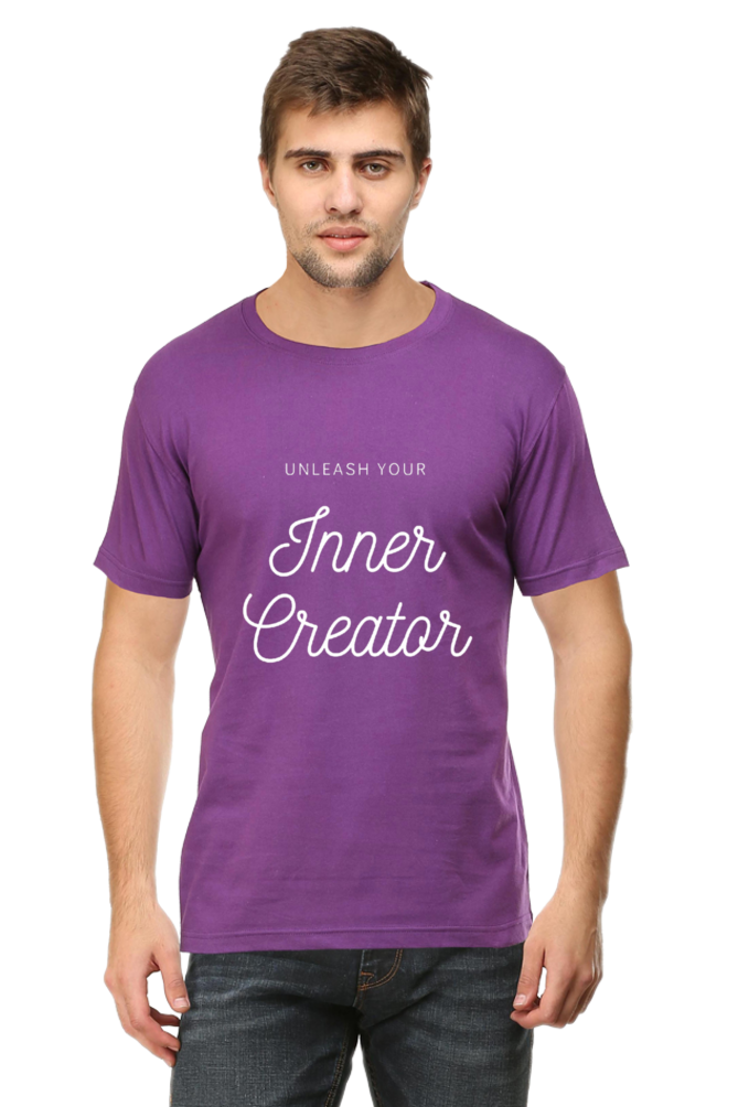 Unleash Your Inner Creator Darker Shade Men's Round Neck T-shirt