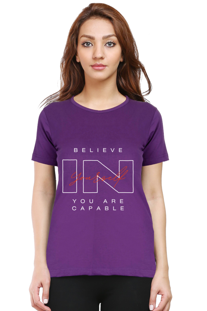 Believe In Yourself Modern Essential Women's Tee