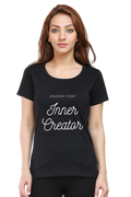 Unleash Your Inner Creator Darker Shade Women's Round Neck T-shirt
