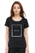 Creative Minds Think Alike Lighter Shade Womens Round Neck T-shirt