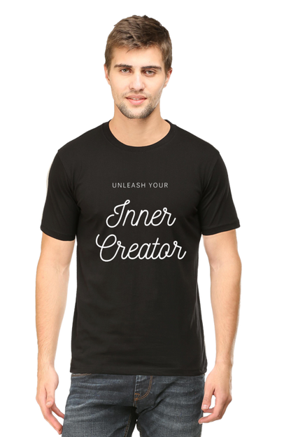Unleash Your Inner Creator Darker Shade Men's Round Neck T-shirt