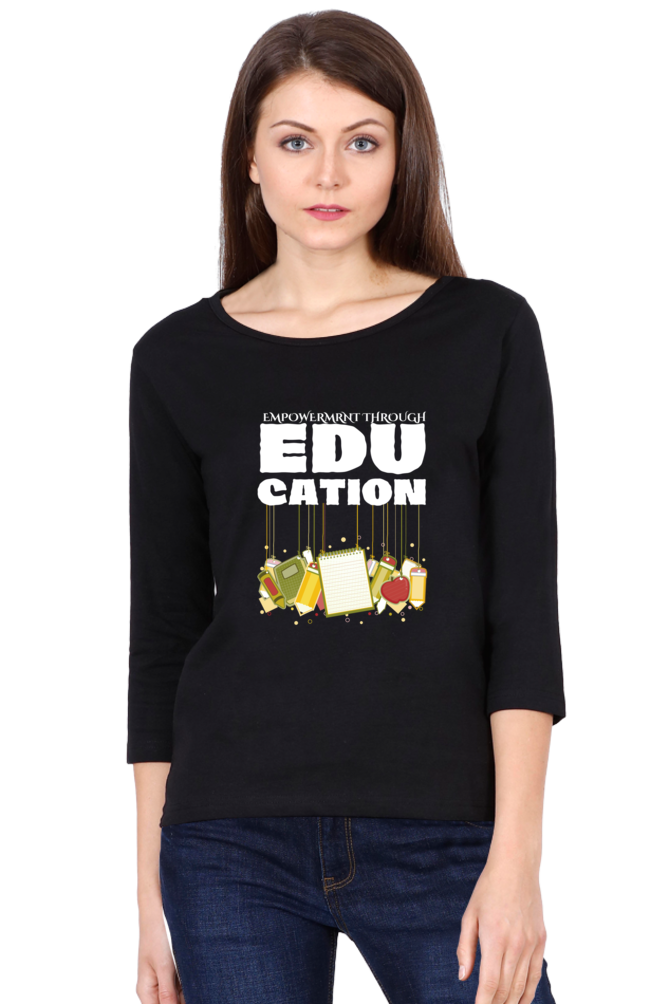 Empowerment Through Education Dark Shade Your Everyday Favorite Women's Tee