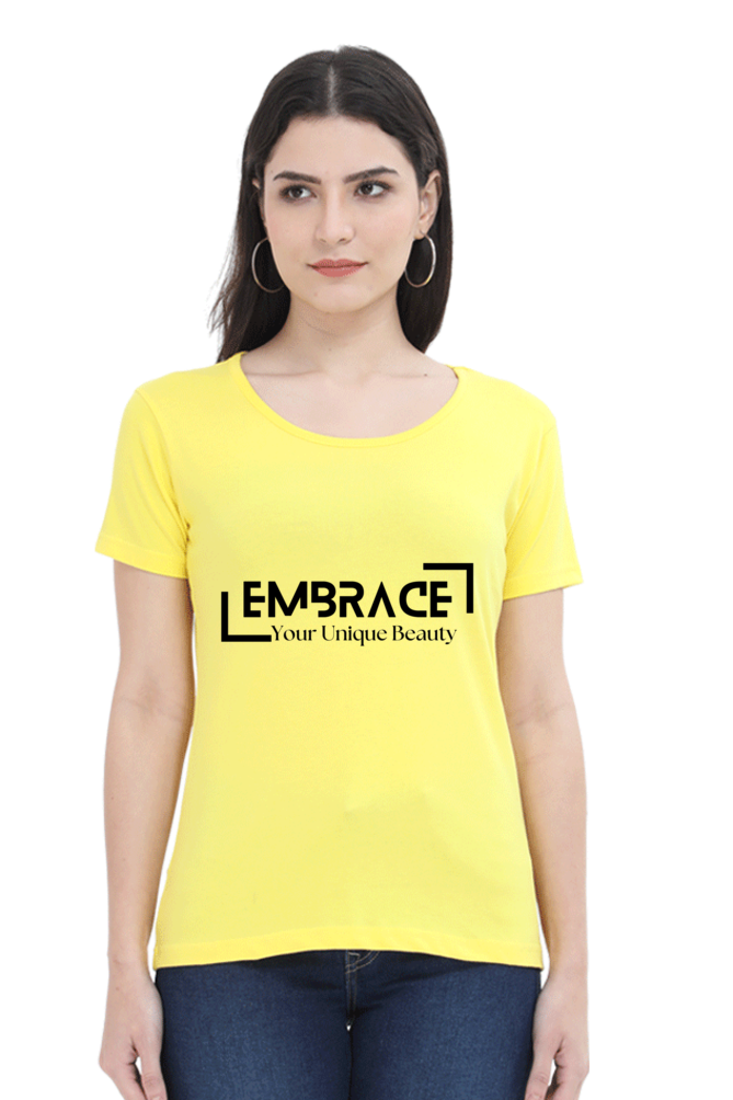 Embrace Your Beauty Light Shade Cloud-Like Comfort Women's T-Shirt
