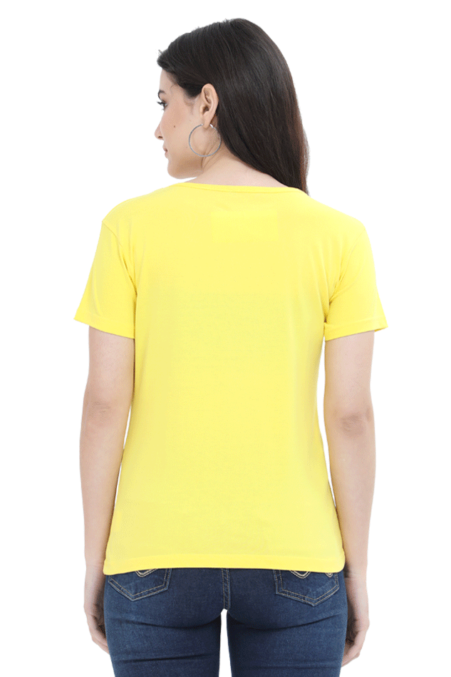 Content is King Creativity is Queen Women's Round Neck Lighter Shade T-shirt