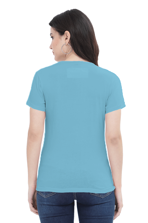 Born to Create Forced to Post Women's Round Neck Lighter Shade T-shirt