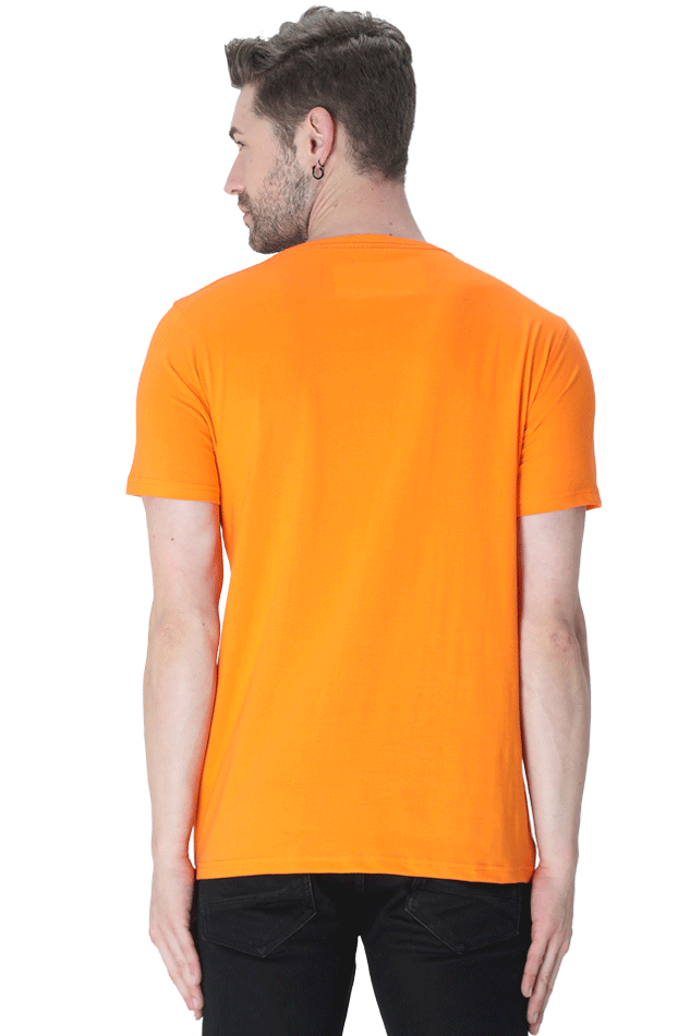 Creative Minds Think Alike Men's Lighter Shade Round Neck T-shirt