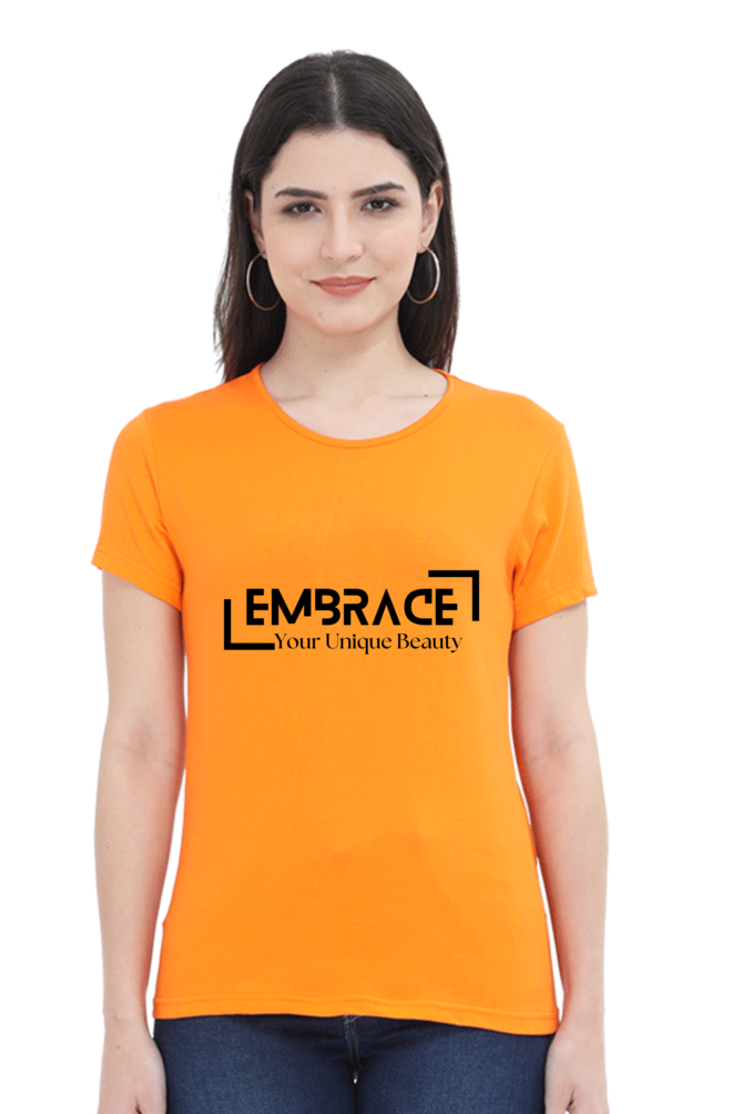 Embrace Your Beauty Light Shade Cloud-Like Comfort Women's T-Shirt
