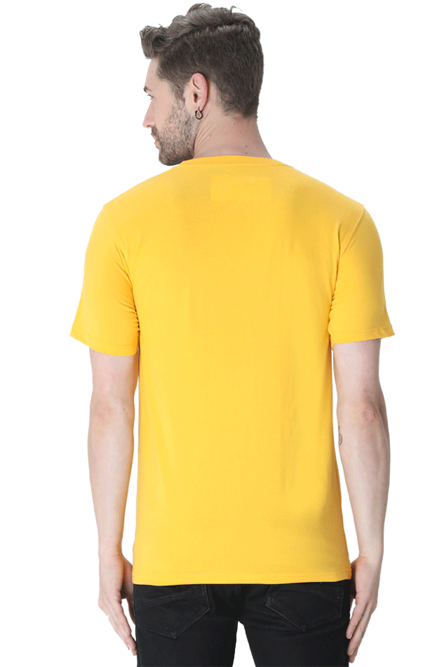 Chasing Pexels and Dream Mens Round Neck Darker Shade T-shirt