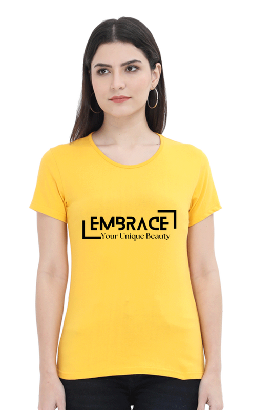 Embrace Your Beauty Light Shade Cloud-Like Comfort Women's T-Shirt