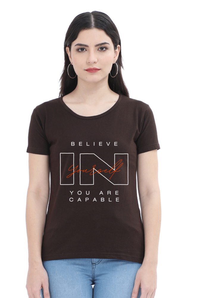 Believe In Yourself Modern Essential Women's Tee
