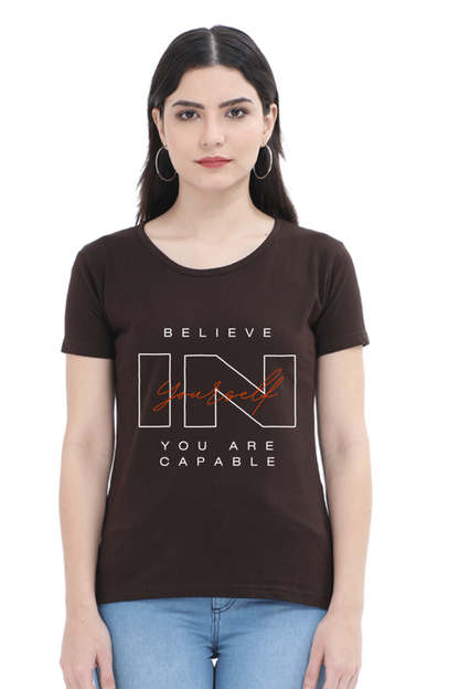 Believe In Yourself Modern Essential Women's Tee