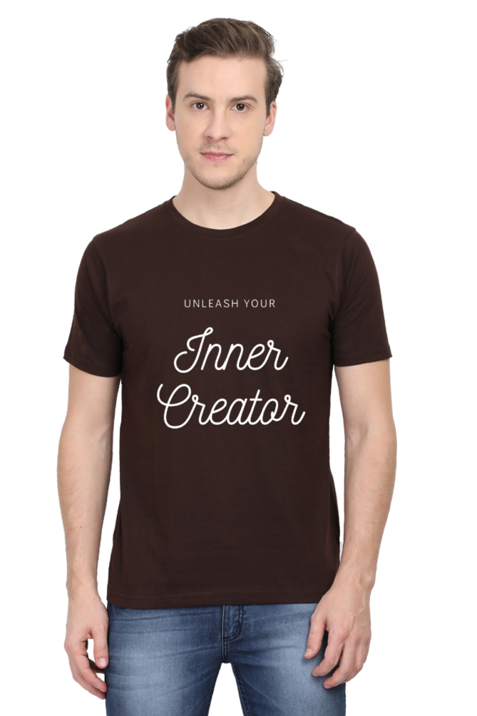 Unleash Your Inner Creator Darker Shade Men's Round Neck T-shirt