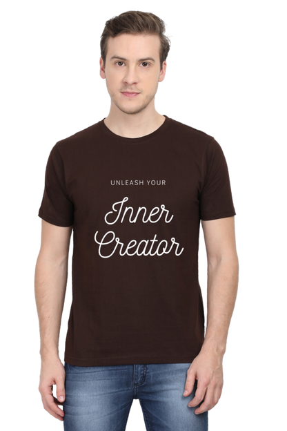 Unleash Your Inner Creator Darker Shade Men's Round Neck T-shirt