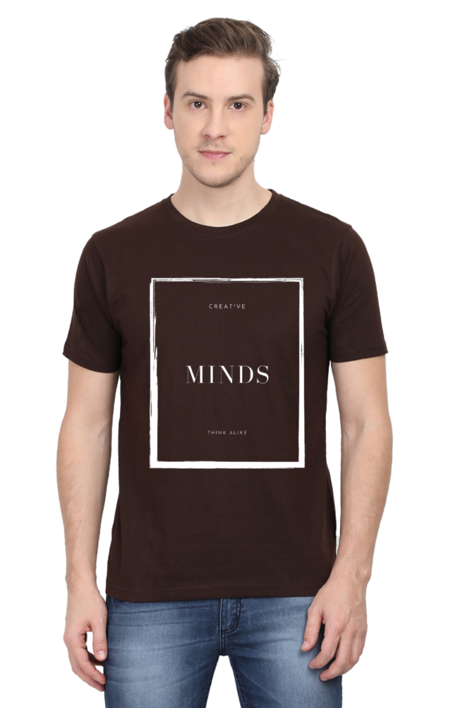 Creative Minds Think Alike Darker Shade Men's Round Neck T-shirt