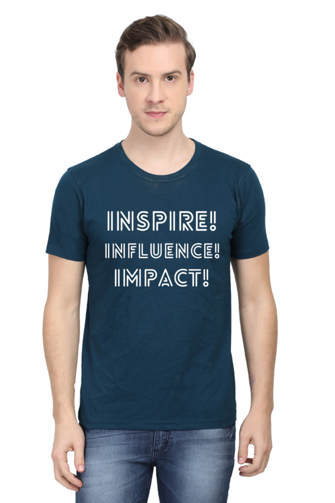 Inspire Influence Impact Darker Shade Men's Round Neck T-shirt