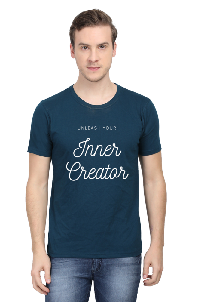 Unleash Your Inner Creator Darker Shade Men's Round Neck T-shirt