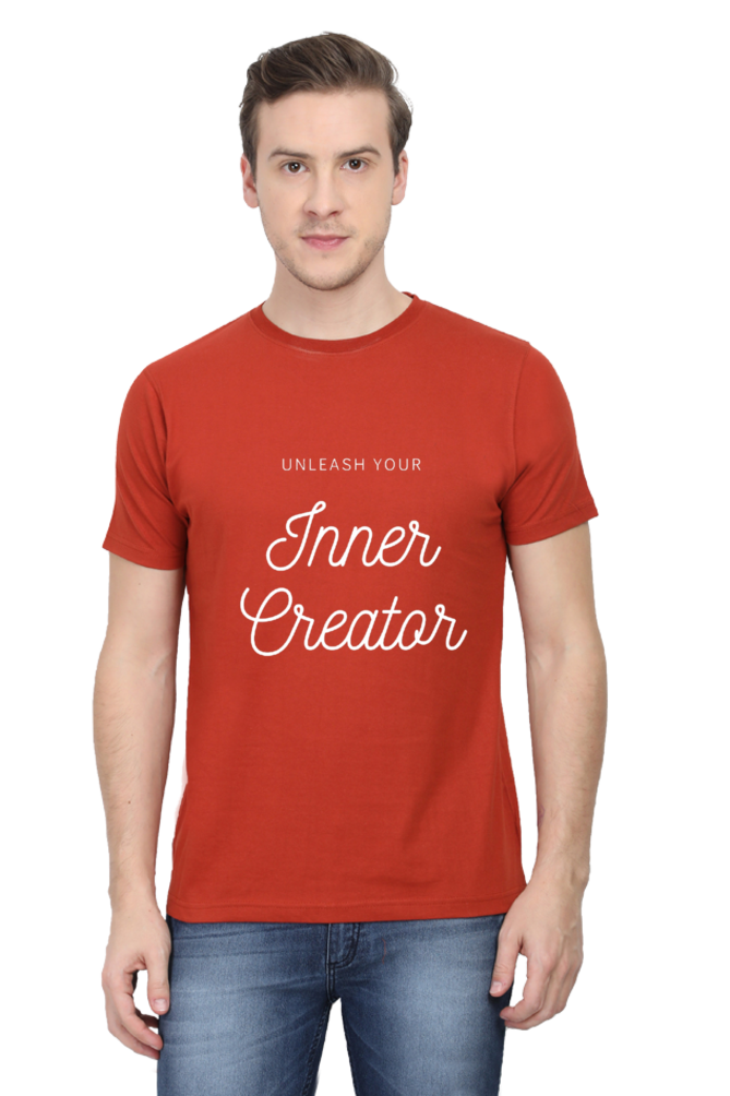 Unleash Your Inner Creator Darker Shade Men's Round Neck T-shirt