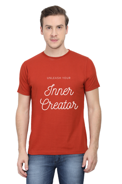 Unleash Your Inner Creator Darker Shade Men's Round Neck T-shirt