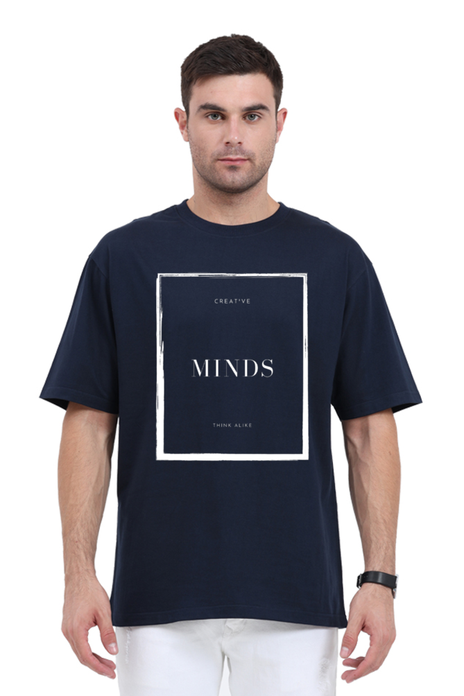 Creative Minds Think Alike Darker Shade Unisex Round Neck T-shirt