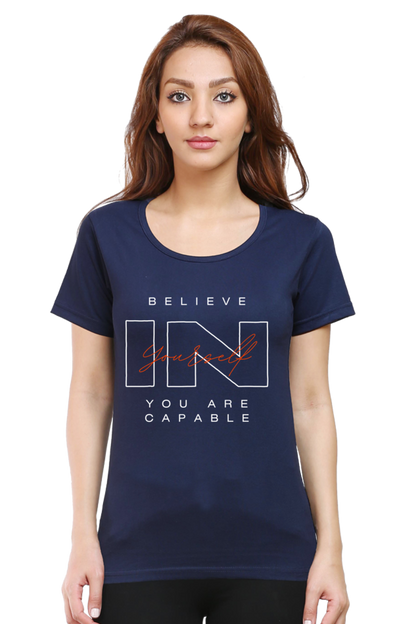 Believe In Yourself Modern Essential Women's Tee
