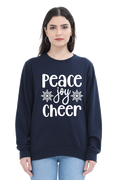 Peace, Joy, Cheer Sweatshirt for Women
